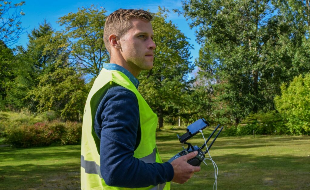 Hepta drone operator working for E.DIS