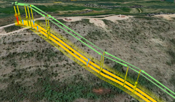 Visualized BVLOS flight plan