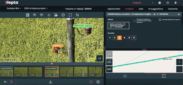 AI-enhanced power line inspection
